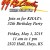 KHAZ’s 30th Birthday Party Friday, May 1st