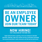 Eagle Communications job fair is THURSDAY!