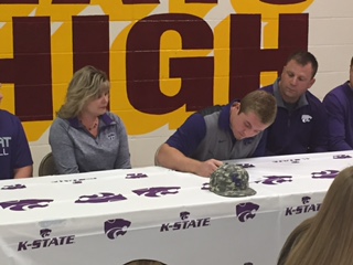 Hays High’s Connor Rule signs with Kansas State