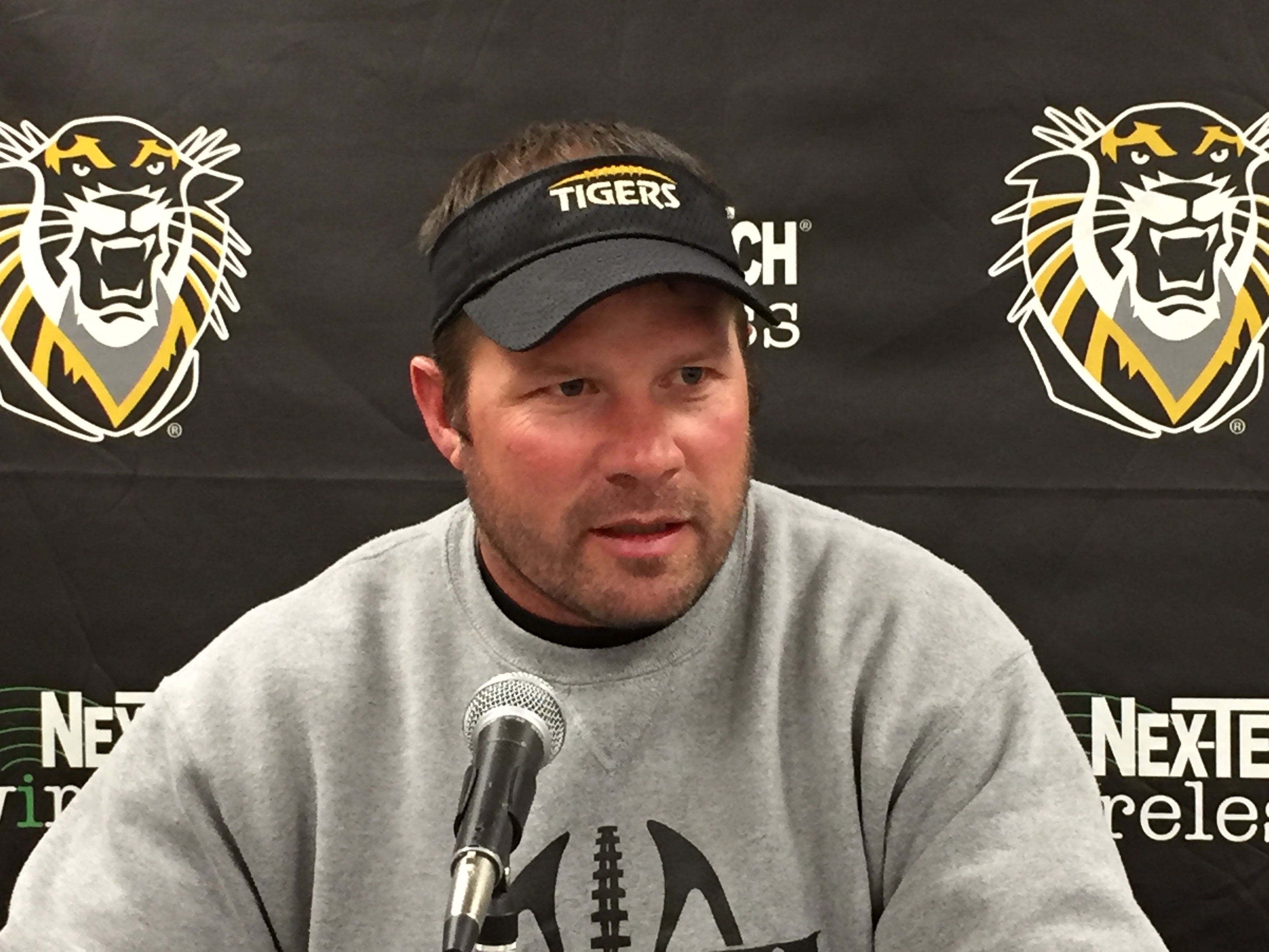 FHSU football holds weekly football press conference