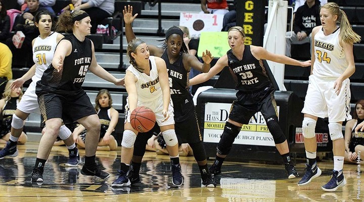 Tiger women hold off late Regis rally to move to 4-0