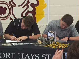 Pair of Indians sign to play FHSU baseball