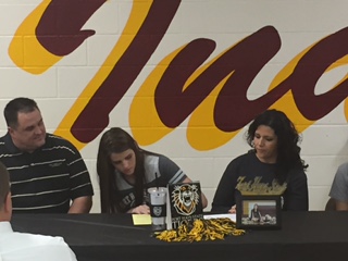 Hays Indian Kylie Brown signs with FHSU volleyball