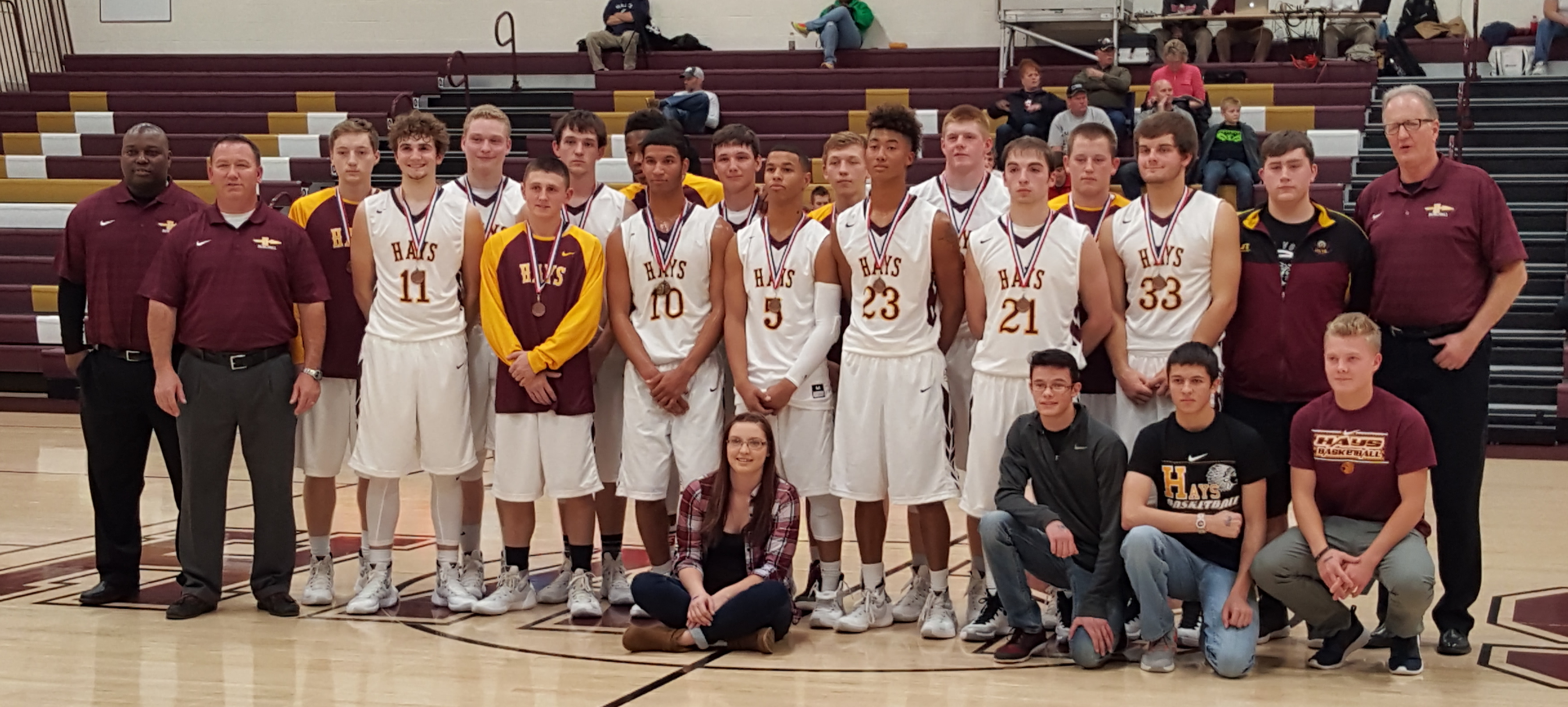 Hays High boys place 3rd; girls 5th at the Hays City Shootout