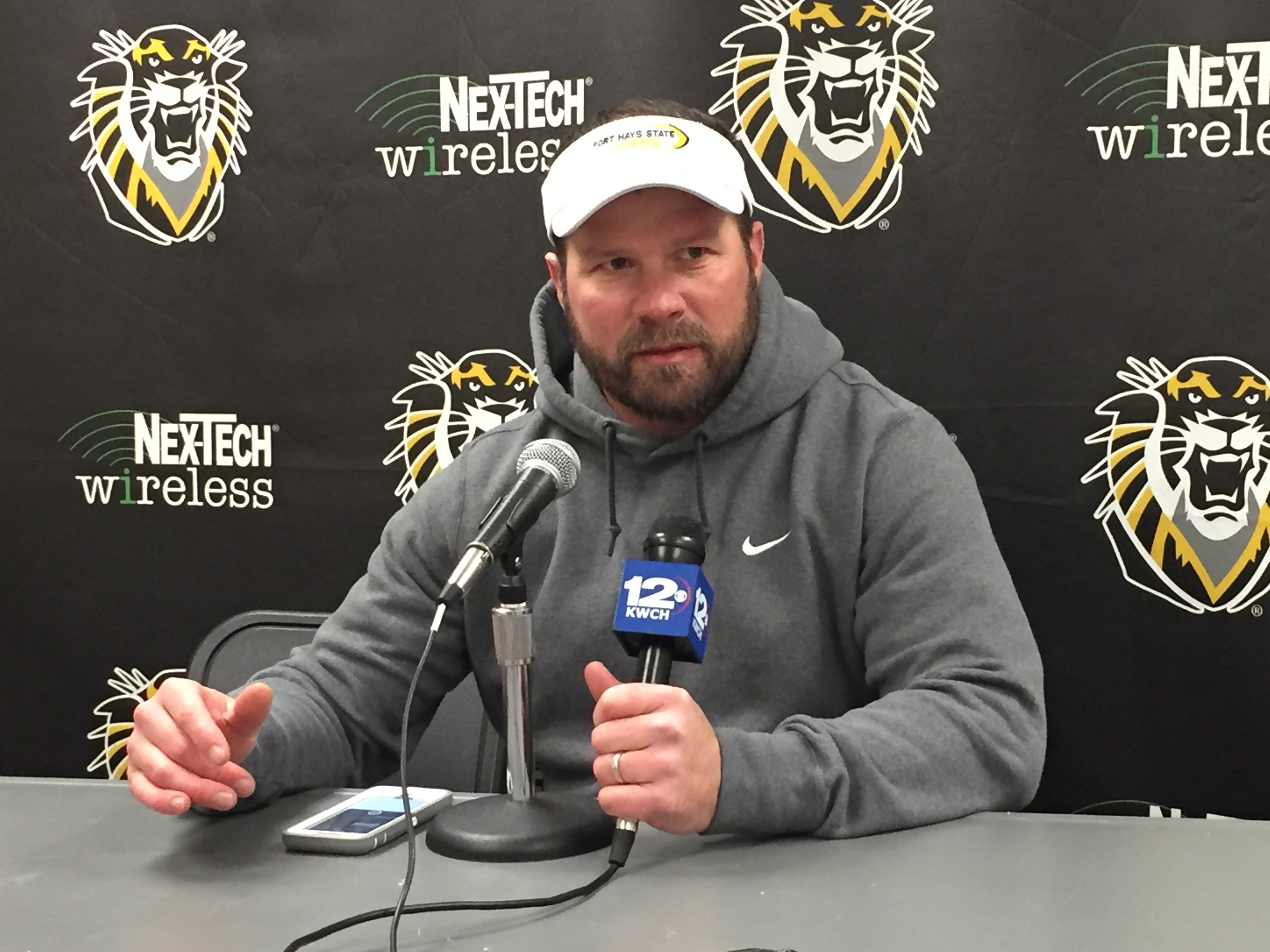 FHSU football holds football press conference