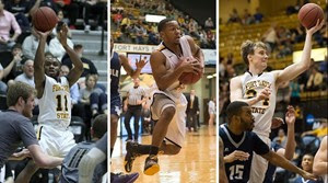 Davis, Nicholson, and Samac named to All-MIAA men’s basketball team