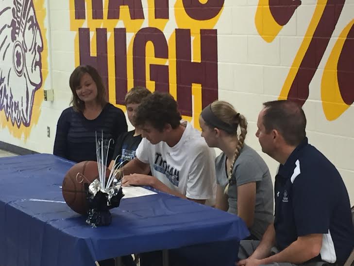 Hays High’s Drew Young signs with Colby Community College