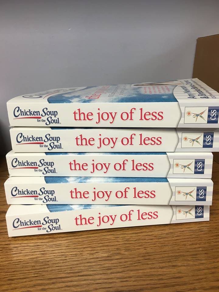 Winners: Chicken Soup for the Soul book “The Joy of Less” with 99 KZ Country