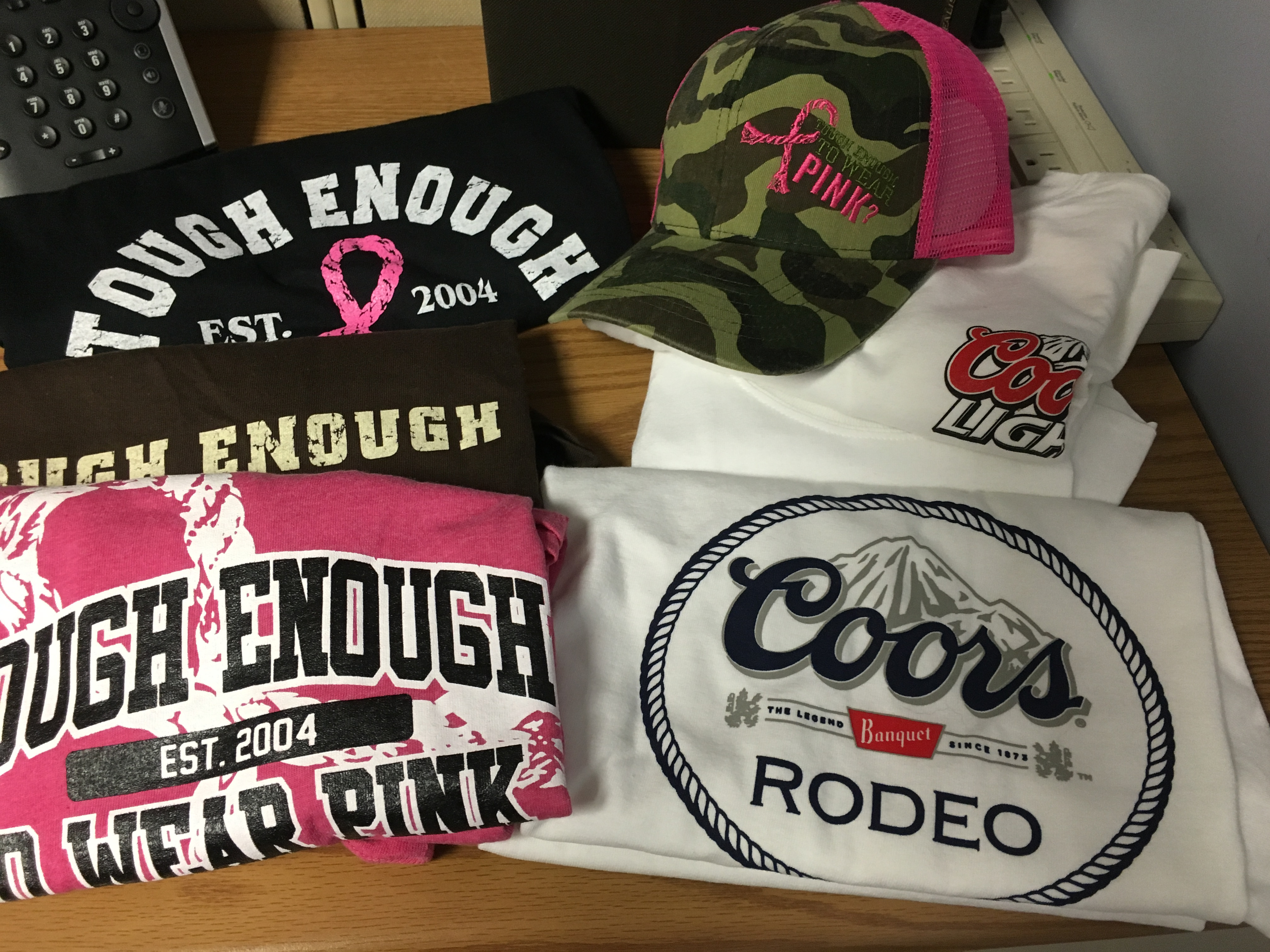 Winners:  Tickets & Tough Enough To Wear Pink, Coors Apparel from Kansas’ Biggest Rodeo with 99 KZ Country