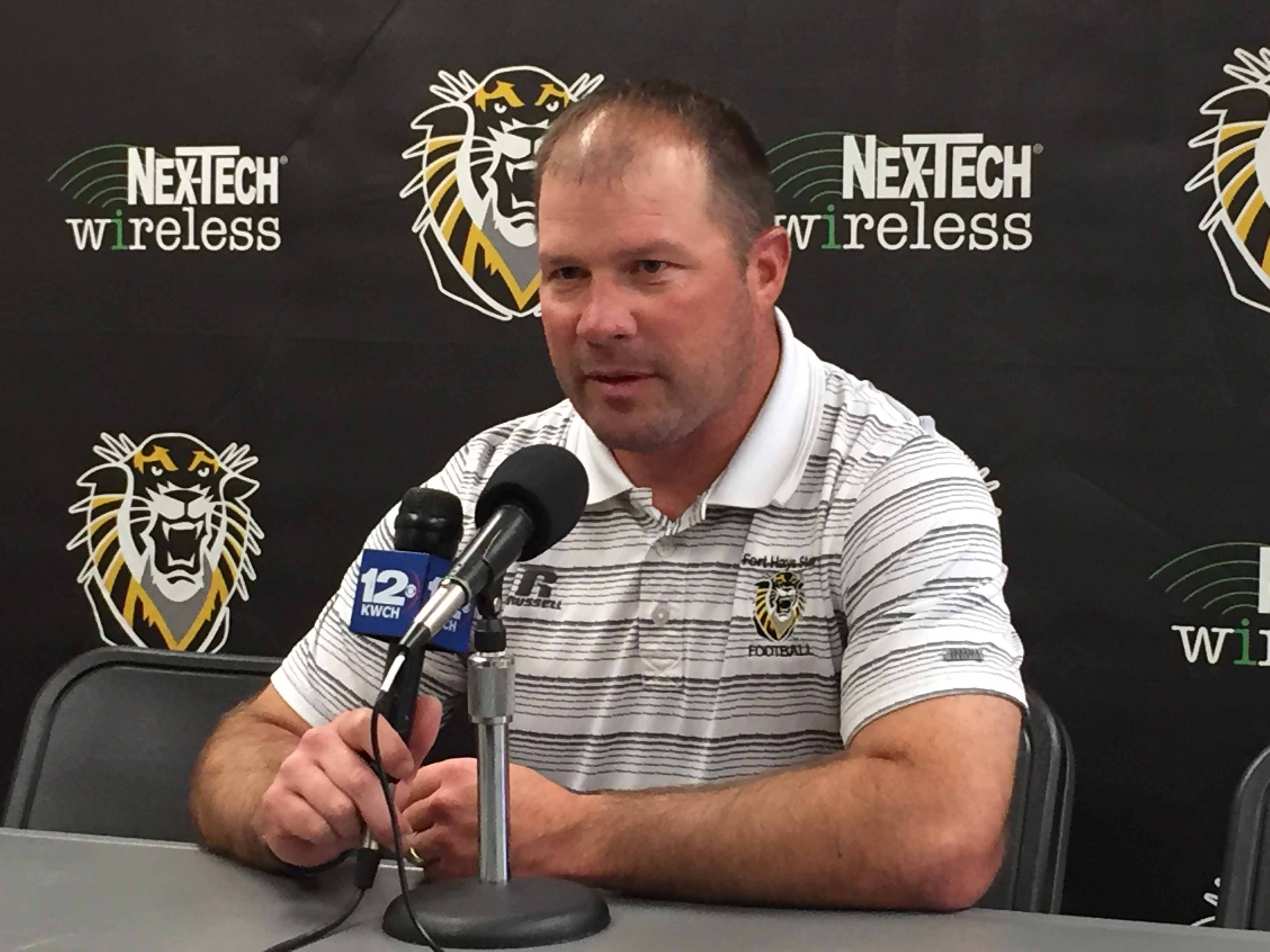 FHSU football holds weekly football press conference