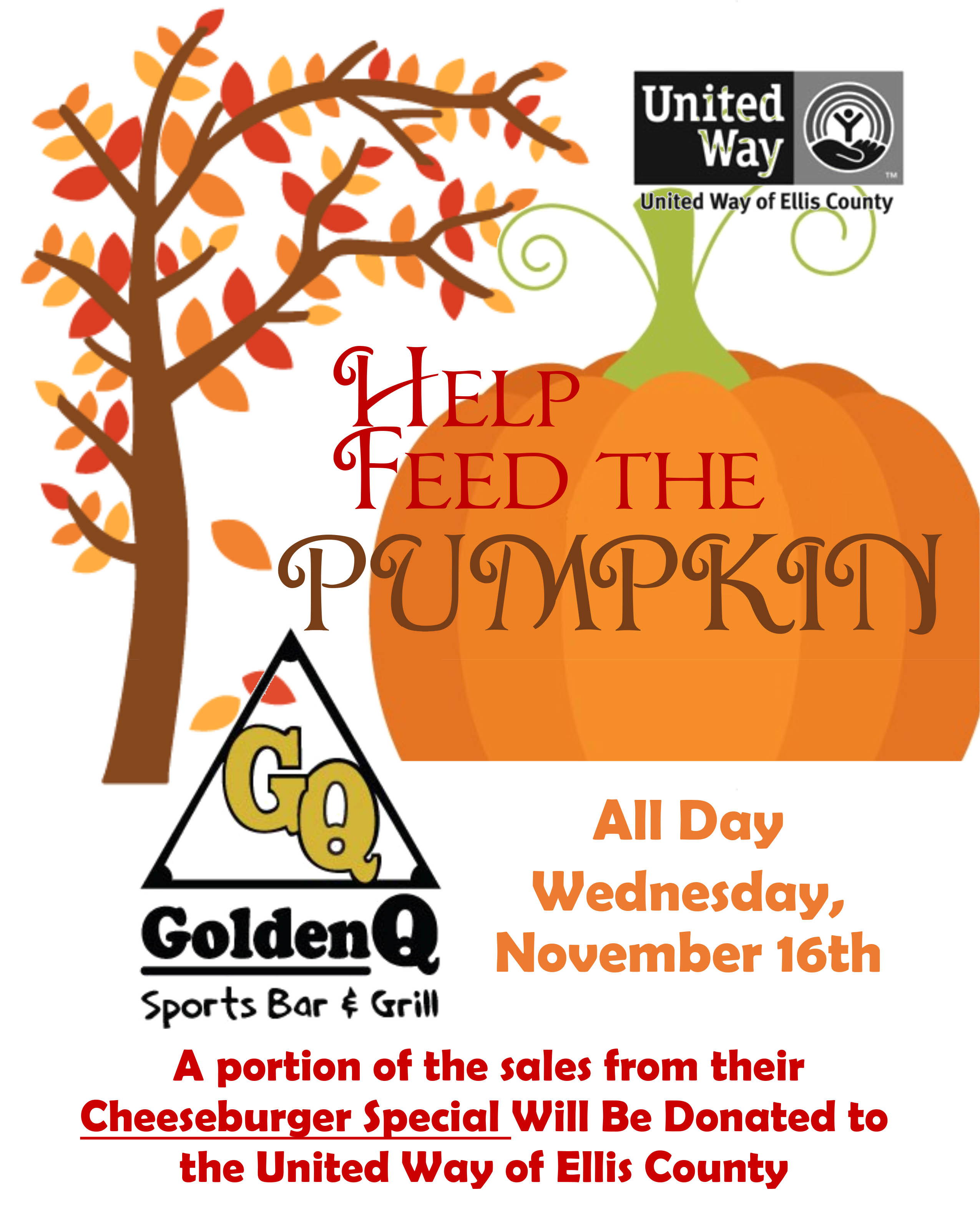 United Way Dine Out Day today at the Golden Q