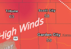 KHP: Driver hospitalized after winds blow over semi on I-70