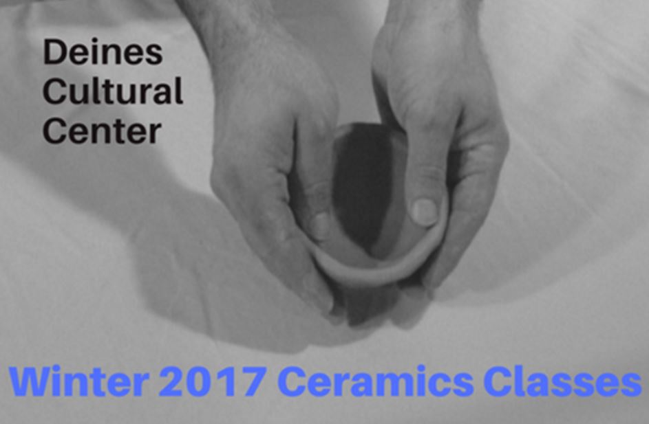 Ceramics classes offered by Deines Cultural Center
