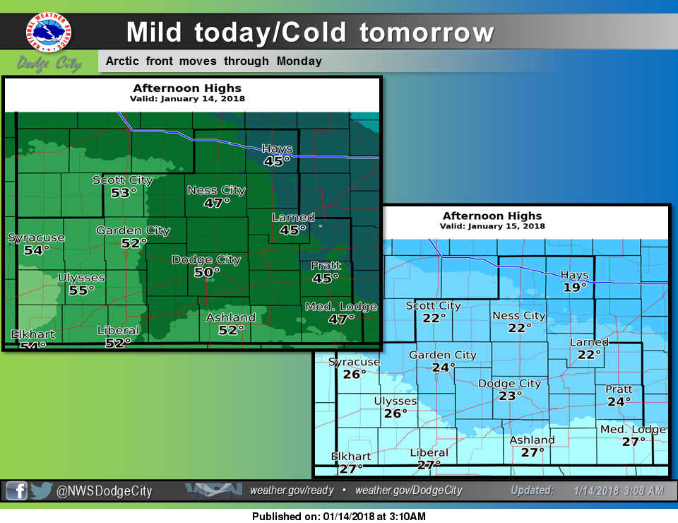 Sunny, warmer Sunday