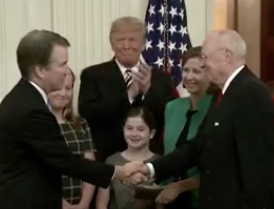 WATCH: Kavanaugh sworn in at White House ceremony, promises to be ‘team player’