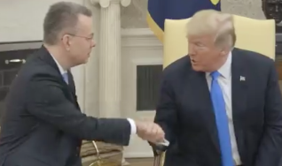 Trump celebrates return of American pastor from Turkey