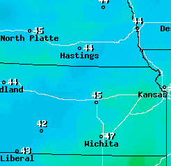 Sunny, cool Monday