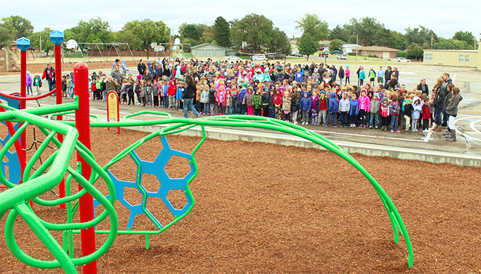 Wilson Elementary dedicates new playground