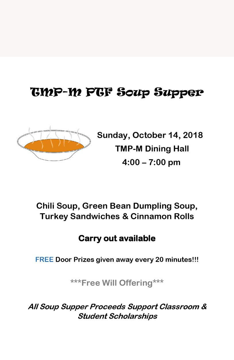 TMP-M Soup Supper