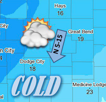 Cloudy, cold New Year’s Day