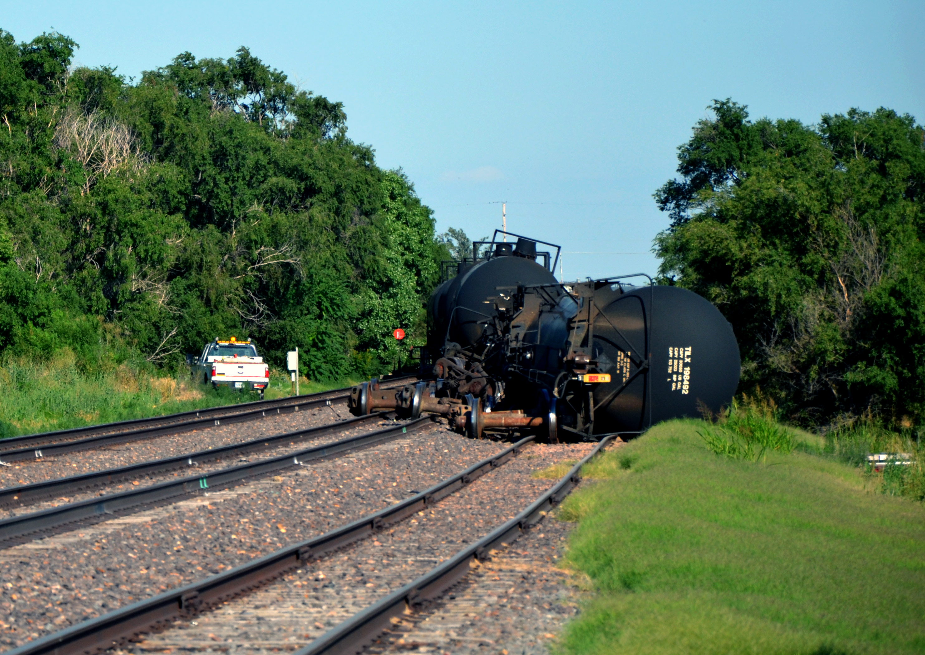 Train derailment 2 Hays KS