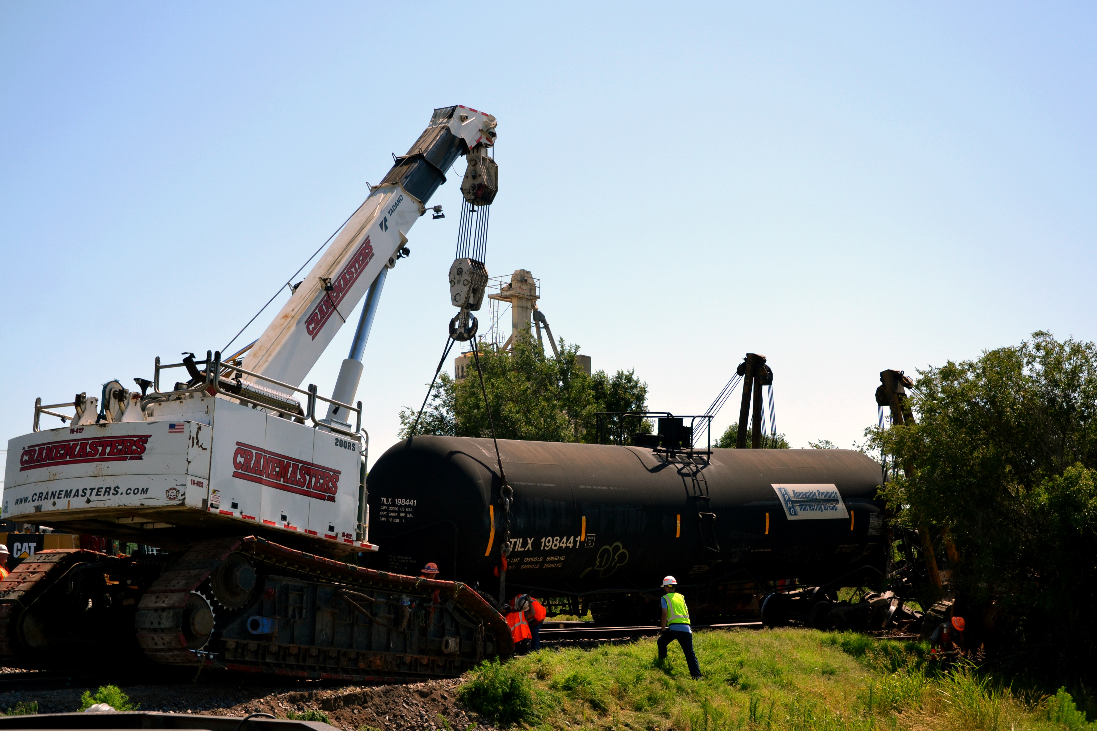 Hays Train derailment day 2-1
