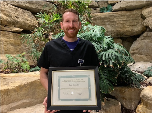 HaysMed associate receives Respiratory Therapist of the Year award